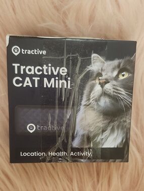 New OPEN BOX TRACTIVE CAT MINI GPS PET TRACKER FOR CATS